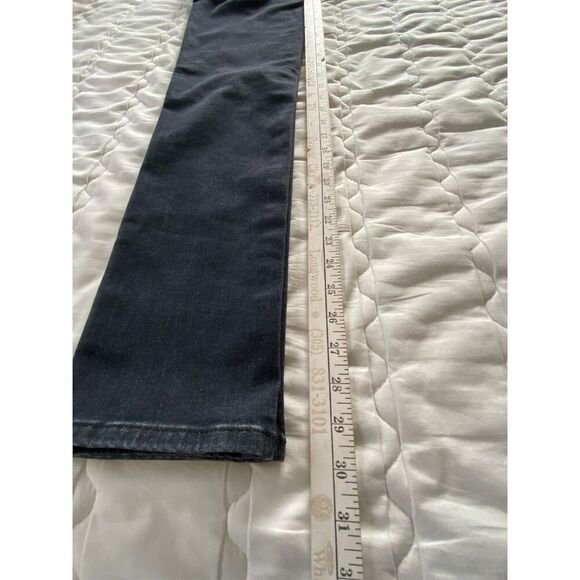 Madewell Low Rise Stovepipe Jeans Dark Blue Denim Slim Straight Size 25 - Picture 10 of 10